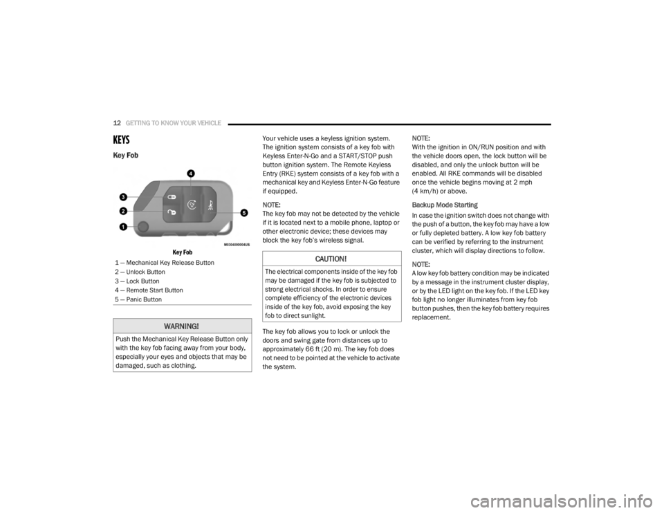 JEEP WRANGLER UNLIMITED SPORT 2020  Owners Manual �:�$�5�1�,�1�*�
�3�X�V�K��W�K�H��0�H�F�K�D�Q�L�F�D�O��.�H�\��5�H�O�H�D�V�H��%�X�W�W�R�Q��R�Q�O�\�
�Z�L�W�K��W�K�H��N�H�\��I�R�E��I�D�F�L�Q�J��D�Z�D�\��I�U�R�P��\�R�X�U��E�R�G�\��
�H�