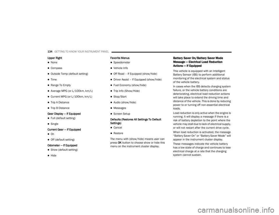 JEEP WRANGLER UNLIMITED SPORT 2020  Owners Manual 