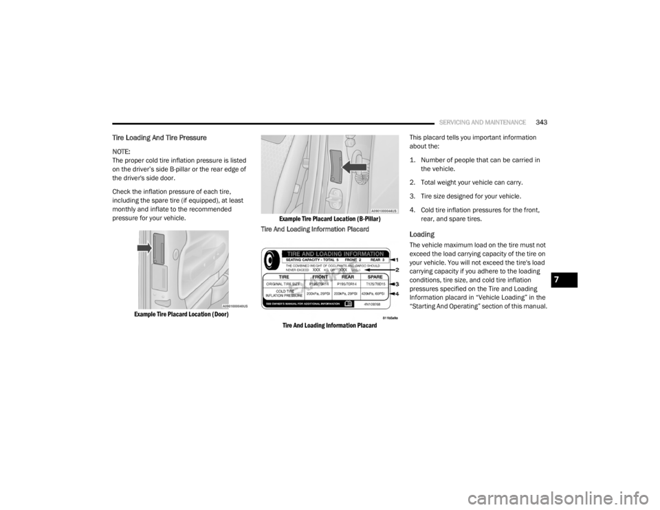 JEEP WRANGLER UNLIMITED SPORT 2020  Owners Manual 7

20_JL_OM_EN_USC_t.book  Page 343   