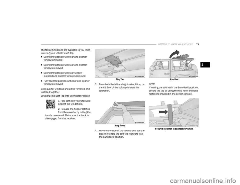 JEEP WRANGLER UNLIMITED SPORT 2020  Owners Manual 
2

20_JL_OM_EN_USC_t.book  Page 79   