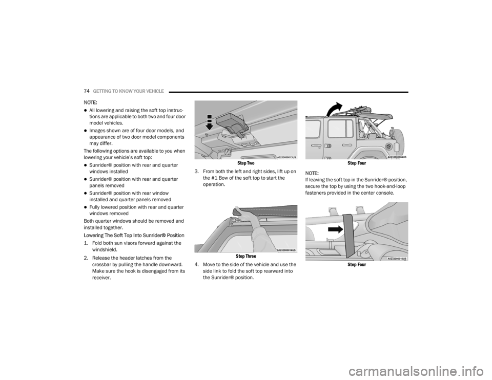JEEP WRANGLER UNLIMITED 2022  Owners Manual 