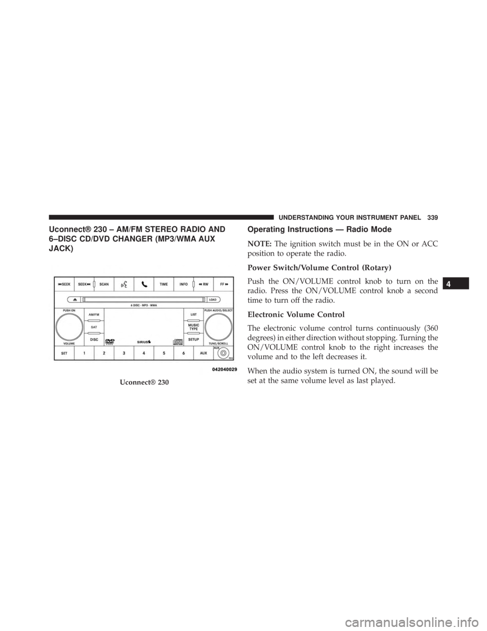 JEEP WRANGLER UNLIMITED SAHARA 2014  Owners Manual 