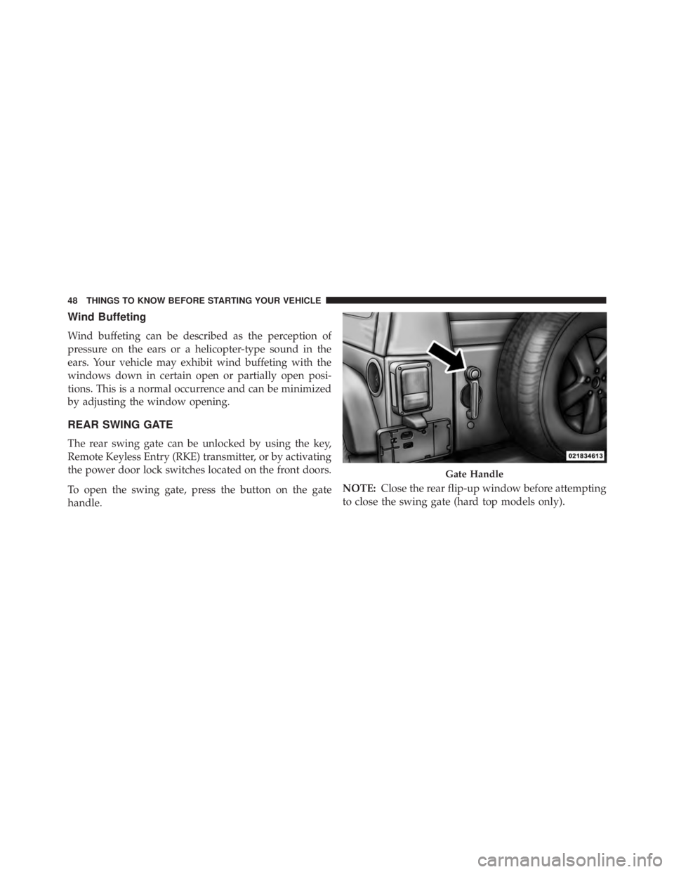 JEEP WRANGLER UNLIMITED SAHARA 2014  Owners Manual 