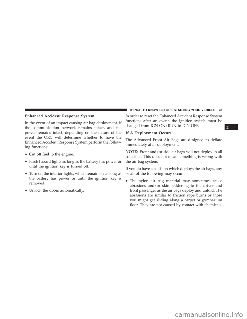 JEEP WRANGLER UNLIMITED SAHARA 2014  Owners Manual 