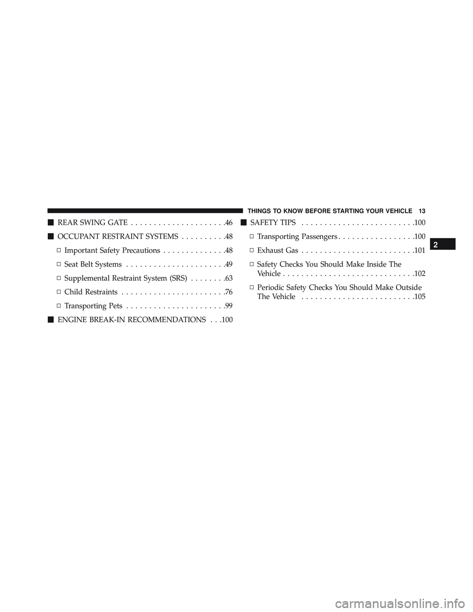 JEEP WRANGLER UNLIMITED 2015  Owners Manual 