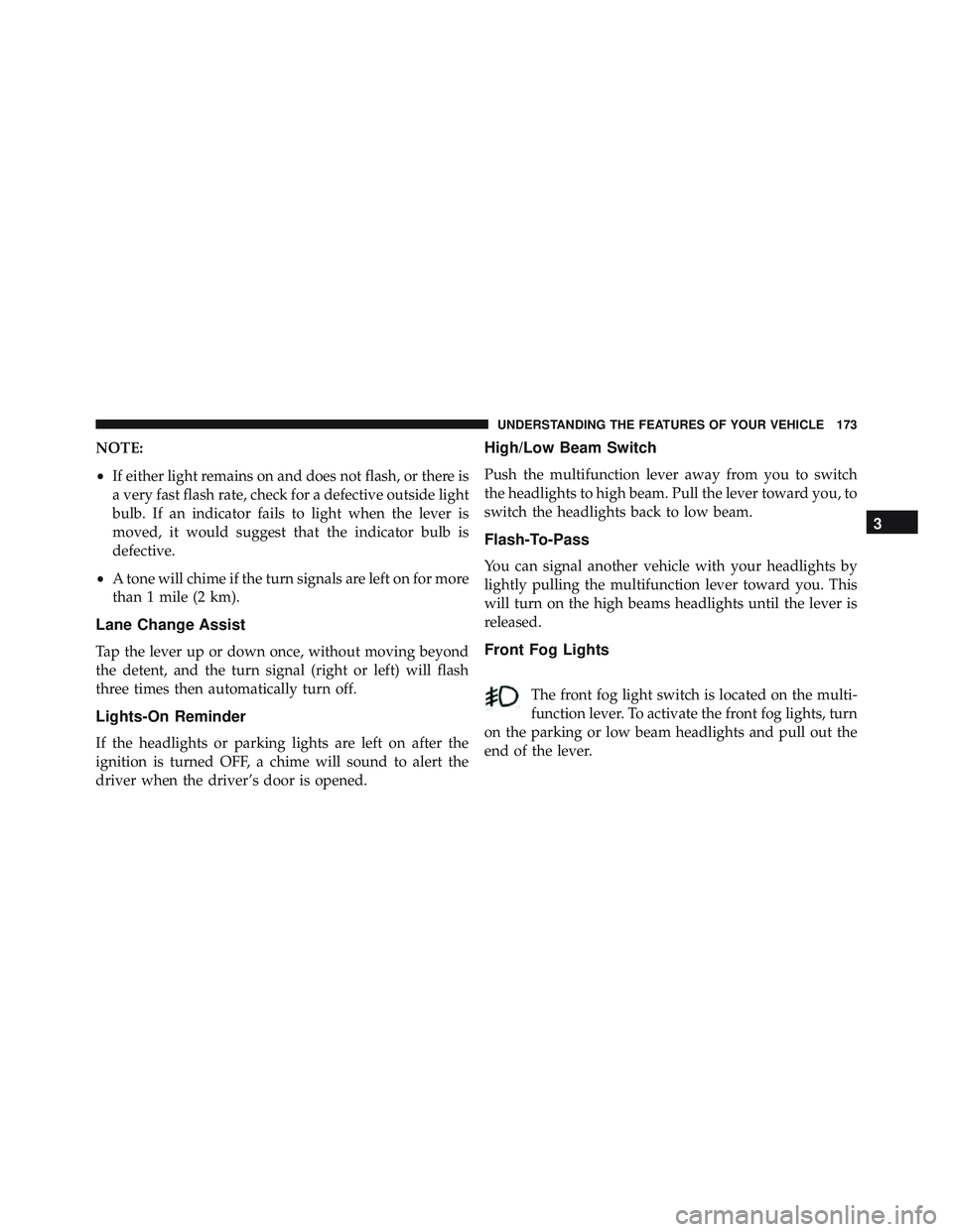 JEEP WRANGLER UNLIMITED 2015  Owners Manual 3
UNDERSTANDING THE FEATURES OF YOUR VEHICLE 173 
