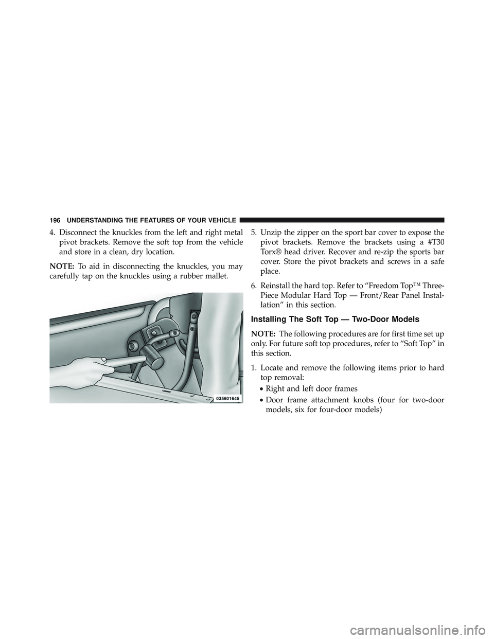 JEEP WRANGLER UNLIMITED 2015  Owners Manual 