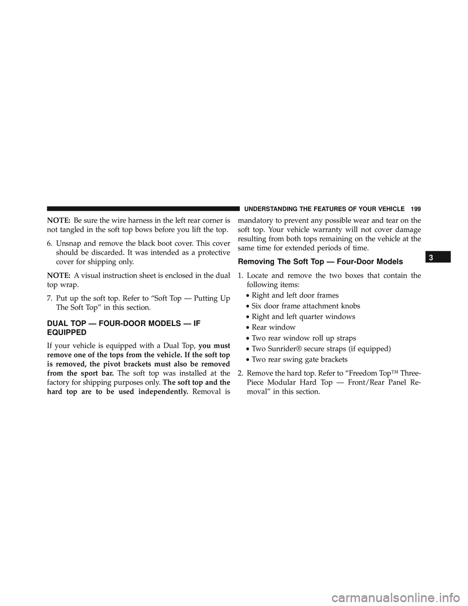 JEEP WRANGLER UNLIMITED 2015  Owners Manual 