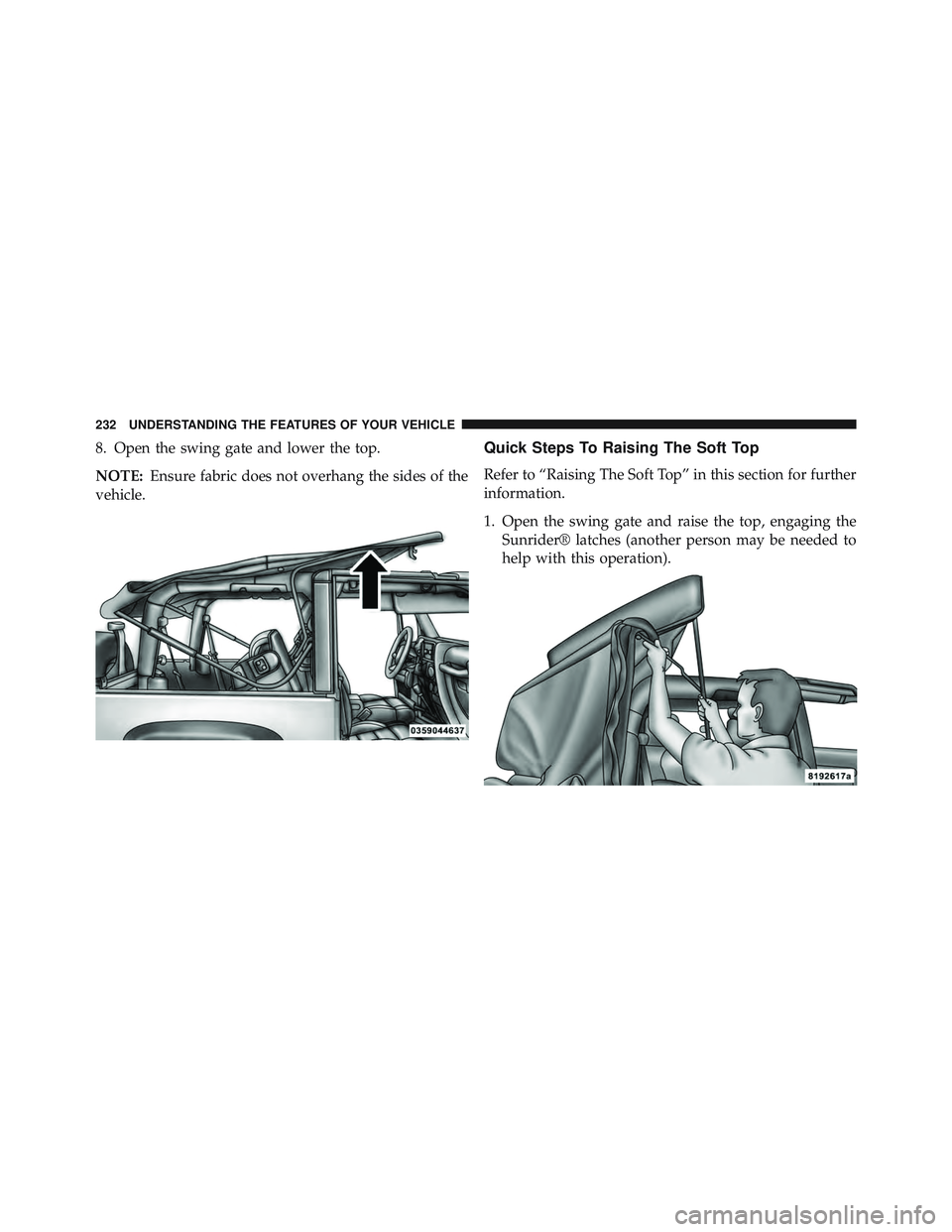JEEP WRANGLER UNLIMITED 2015  Owners Manual 