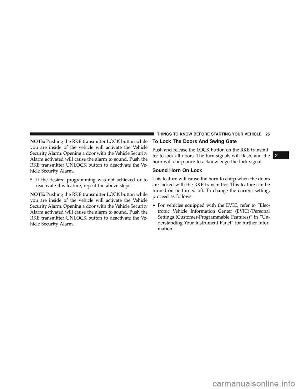 JEEP WRANGLER UNLIMITED 2015  Owners Manual 