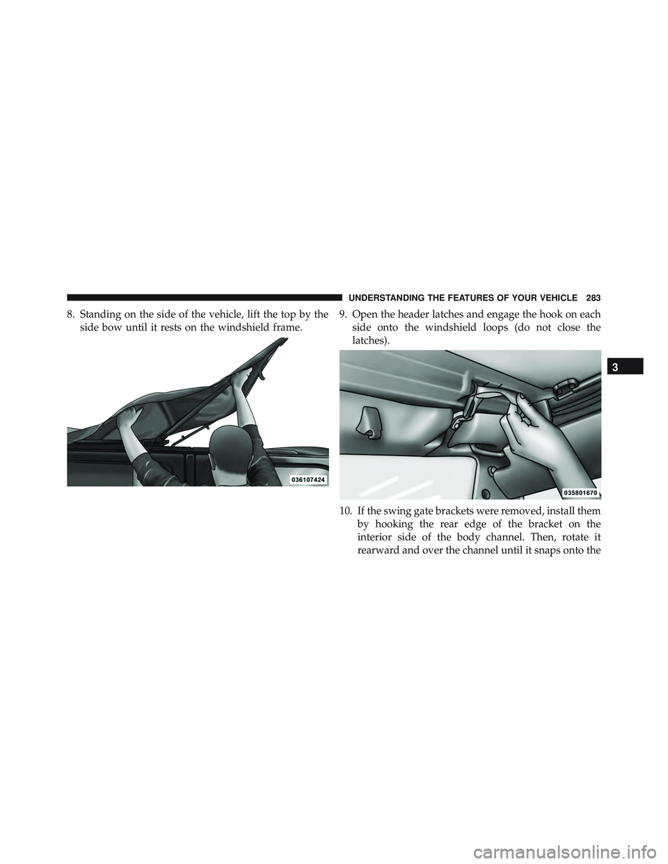 JEEP WRANGLER UNLIMITED 2015  Owners Manual 3
UNDERSTANDING THE FEATURES OF YOUR VEHICLE 283 