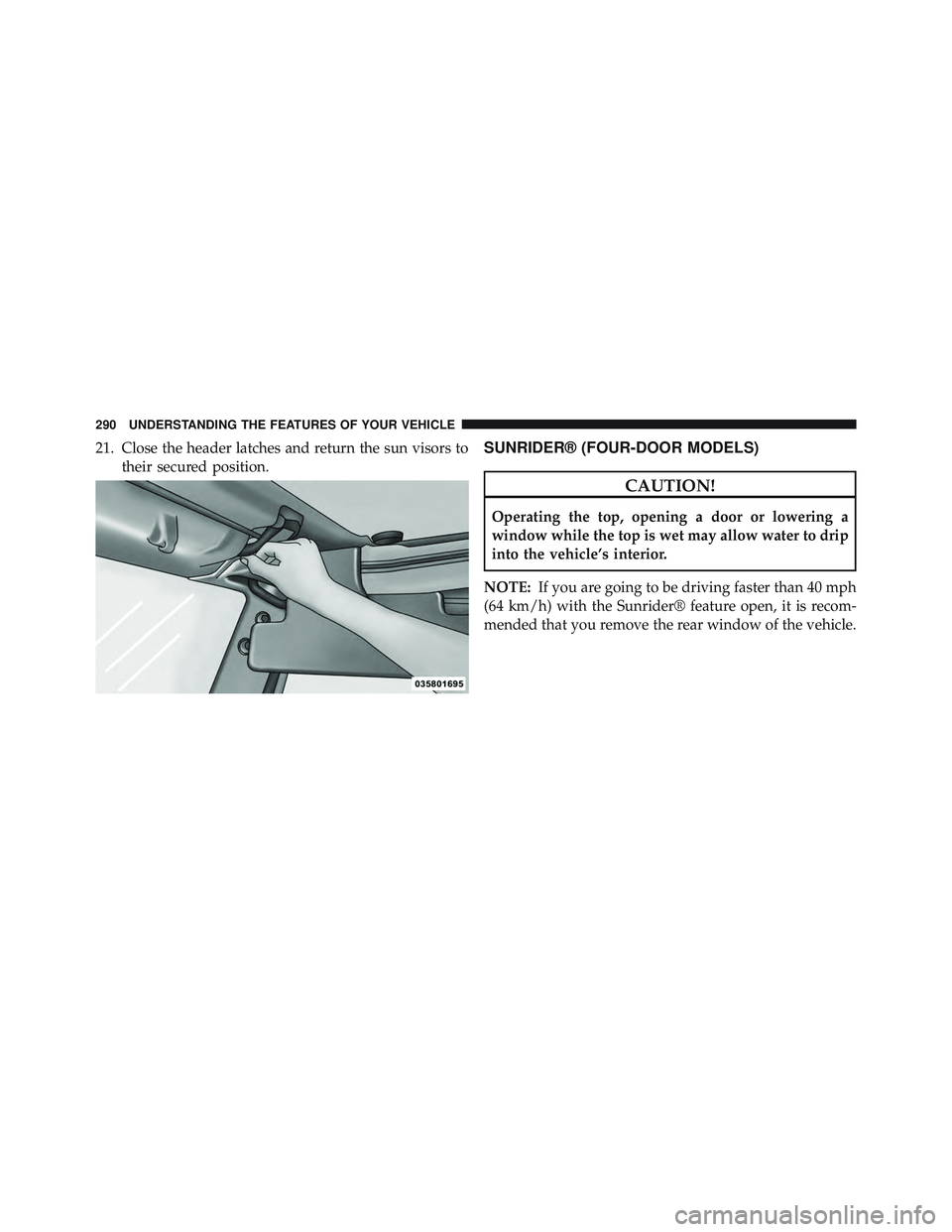 JEEP WRANGLER UNLIMITED 2015  Owners Manual 
