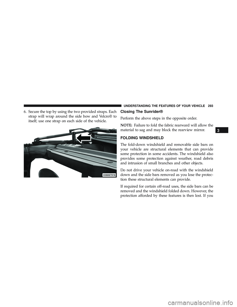 JEEP WRANGLER UNLIMITED 2015  Owners Manual 3
UNDERSTANDING THE FEATURES OF YOUR VEHICLE 293 