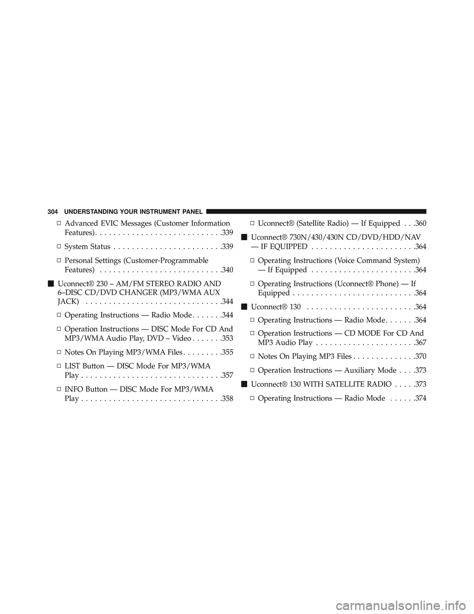 JEEP WRANGLER UNLIMITED 2015  Owners Manual 