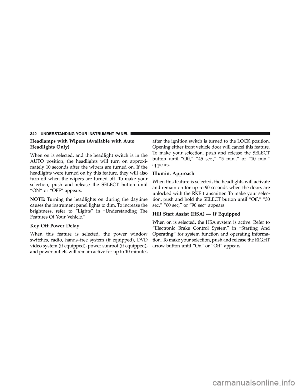 JEEP WRANGLER UNLIMITED 2015  Owners Manual 