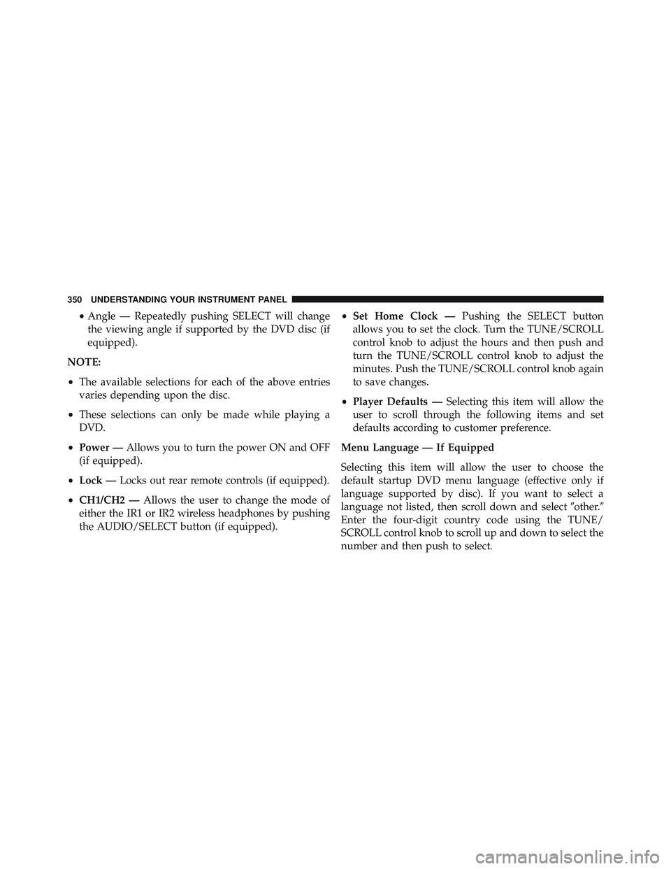 JEEP WRANGLER UNLIMITED 2015  Owners Manual 
