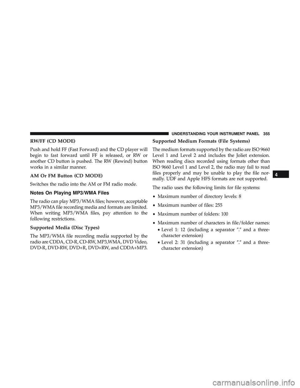 JEEP WRANGLER UNLIMITED 2015  Owners Manual 