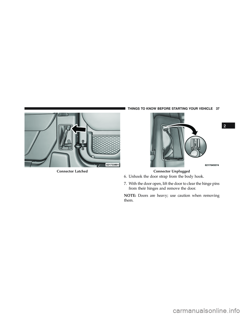 JEEP WRANGLER UNLIMITED 2015  Owners Manual 