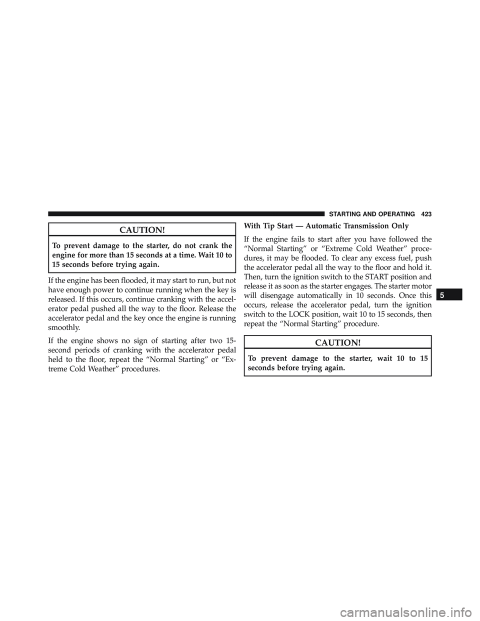 JEEP WRANGLER UNLIMITED 2015  Owners Manual 