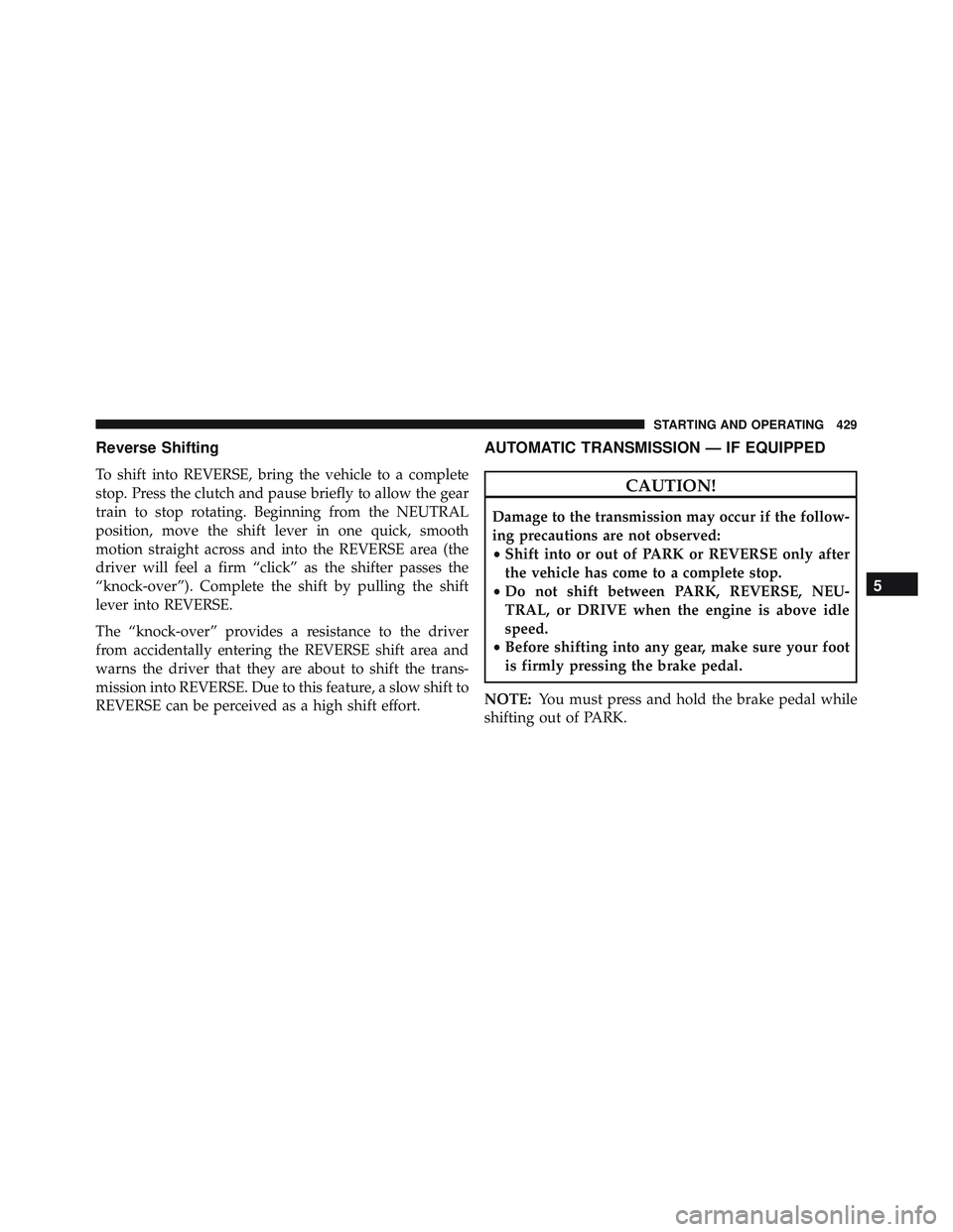 JEEP WRANGLER UNLIMITED 2015  Owners Manual 