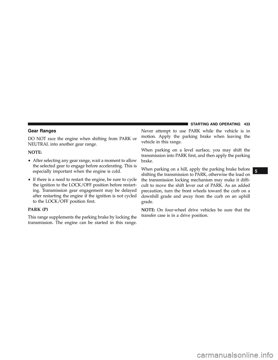 JEEP WRANGLER UNLIMITED 2015  Owners Manual 