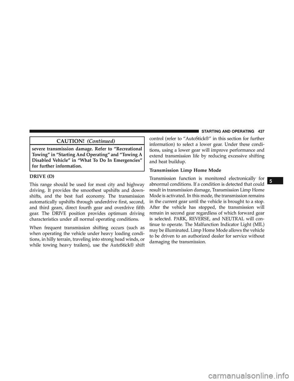 JEEP WRANGLER UNLIMITED 2015  Owners Manual 