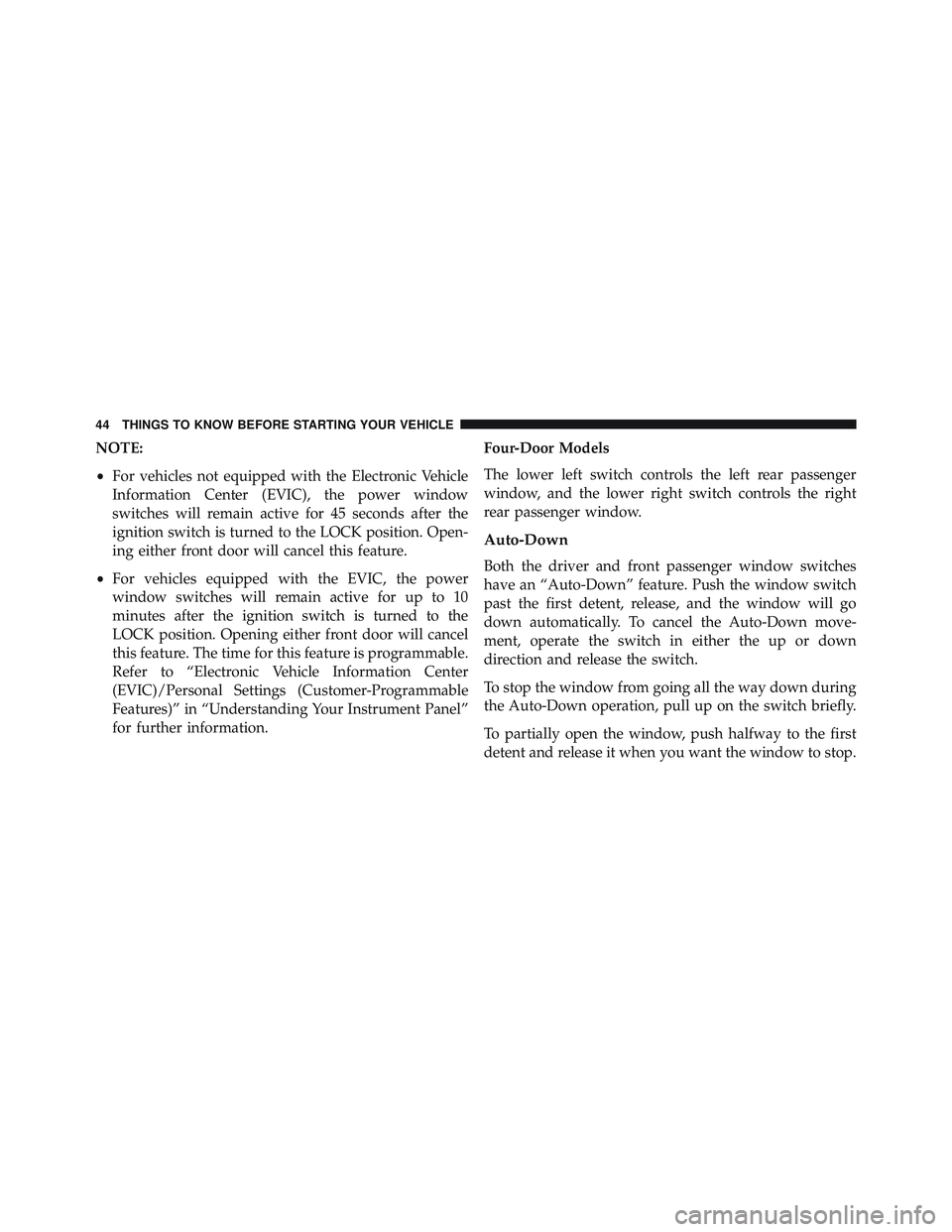 JEEP WRANGLER UNLIMITED 2015  Owners Manual 
