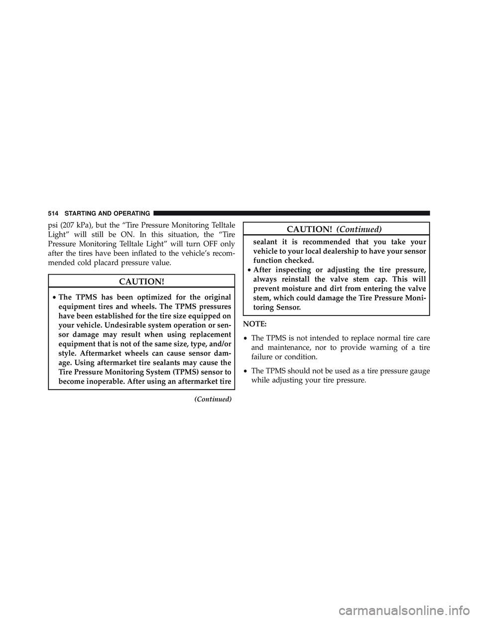 JEEP WRANGLER UNLIMITED 2015  Owners Manual 