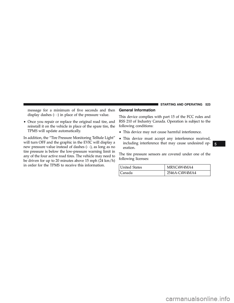 JEEP WRANGLER UNLIMITED 2015  Owners Manual 