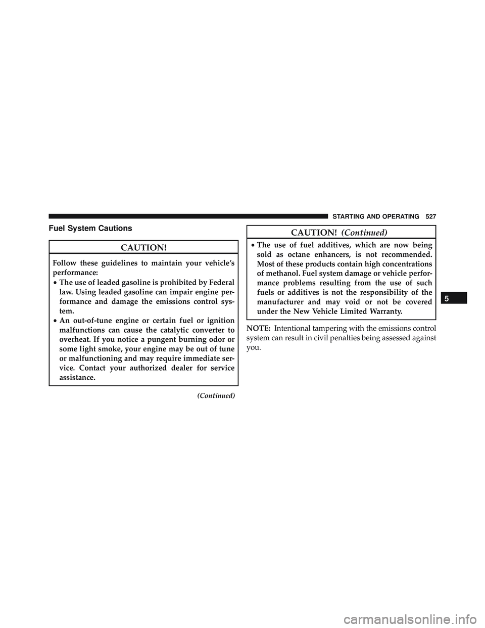 JEEP WRANGLER UNLIMITED 2015  Owners Manual 