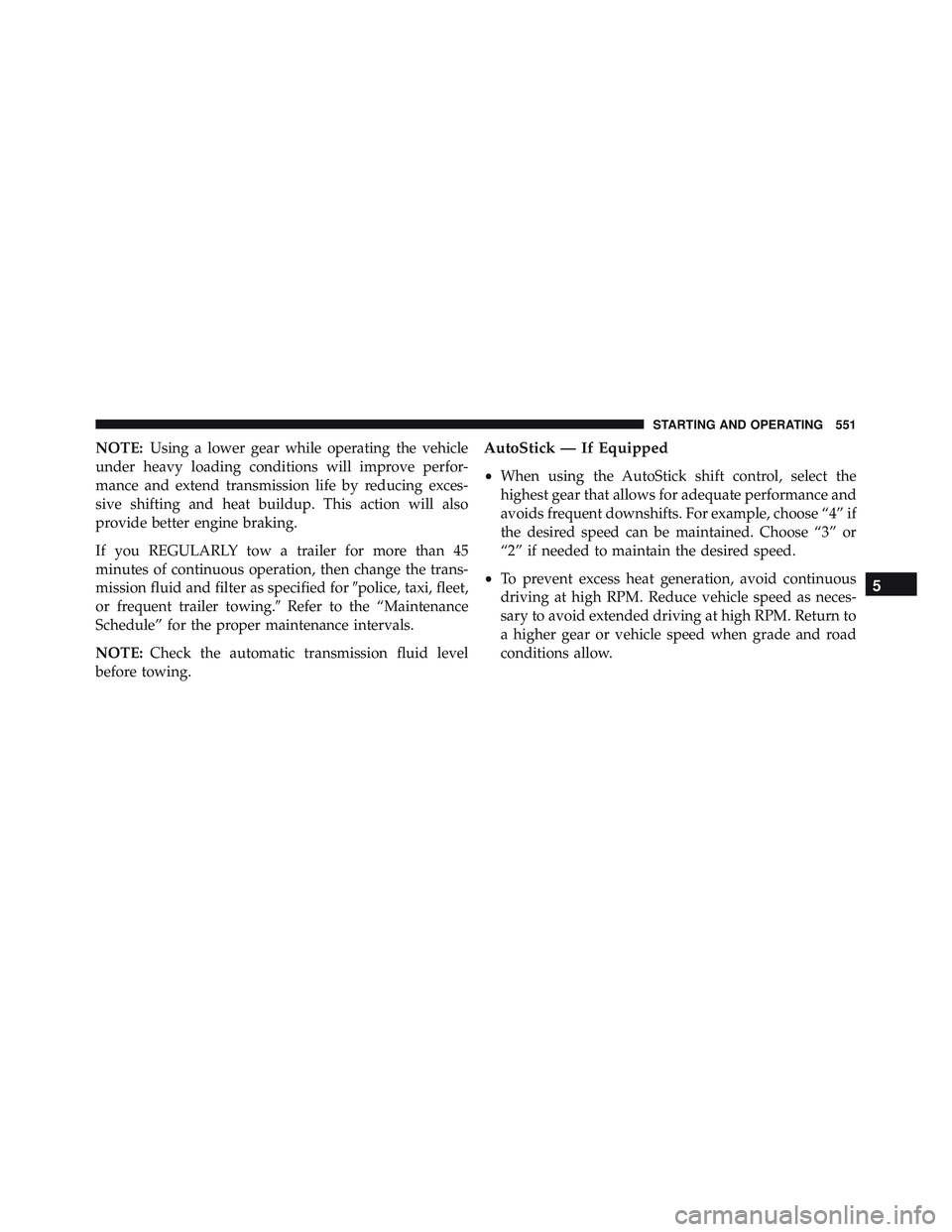 JEEP WRANGLER UNLIMITED 2015  Owners Manual 