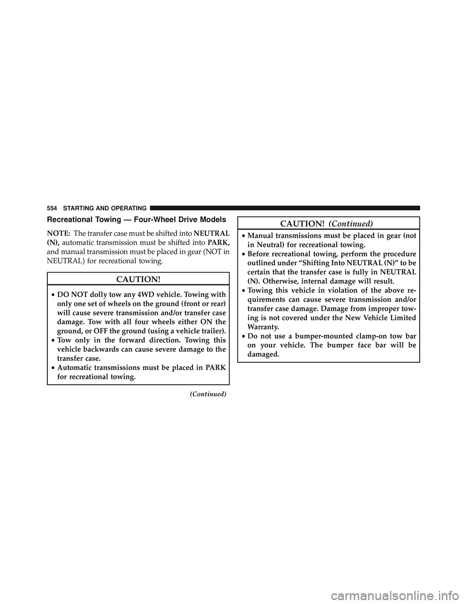 JEEP WRANGLER UNLIMITED 2015  Owners Manual 