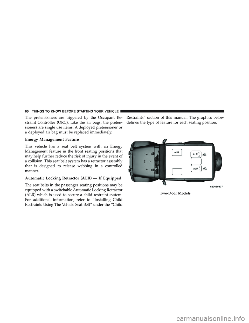 JEEP WRANGLER UNLIMITED 2015  Owners Manual 