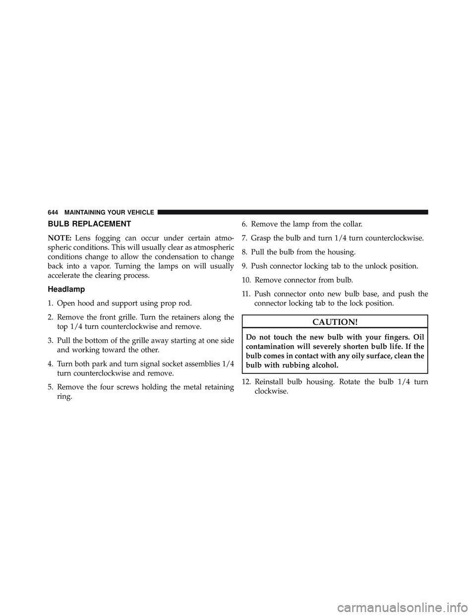 JEEP WRANGLER UNLIMITED 2015  Owners Manual 
