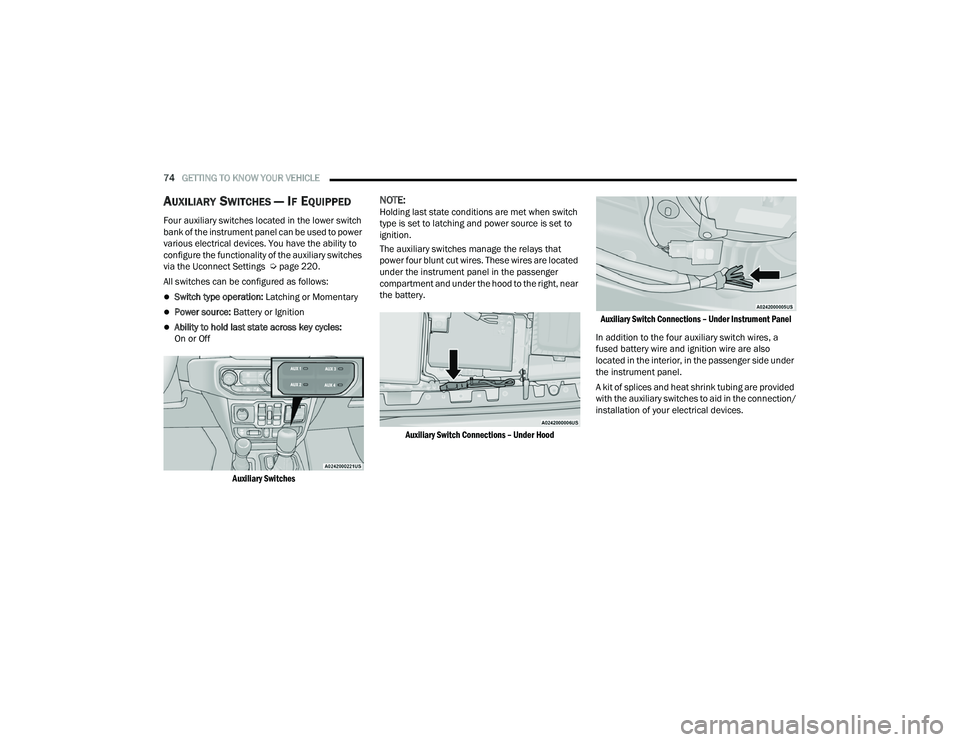 JEEP WRANGLER 4XE 2021  Owners Manual 