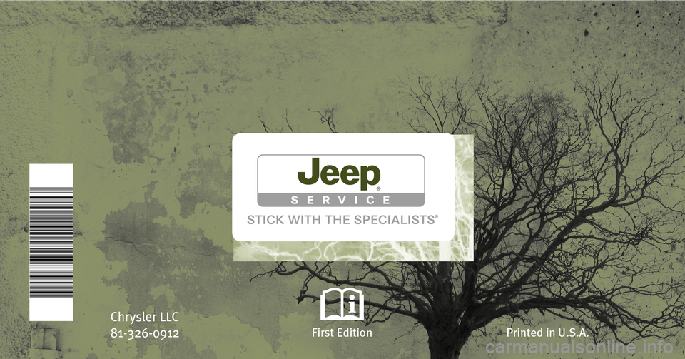 JEEP PATRIOT 2009 1.G Owners Manual 