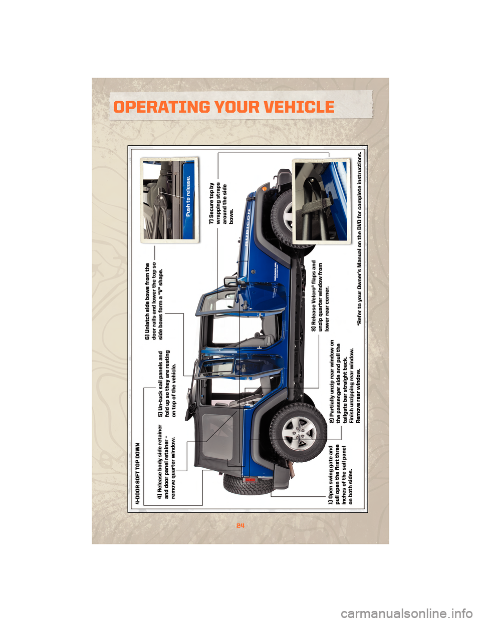 JEEP WRANGLER 2010 JK / 3.G User Guide 24
OPERATING YOUR VEHICLE 