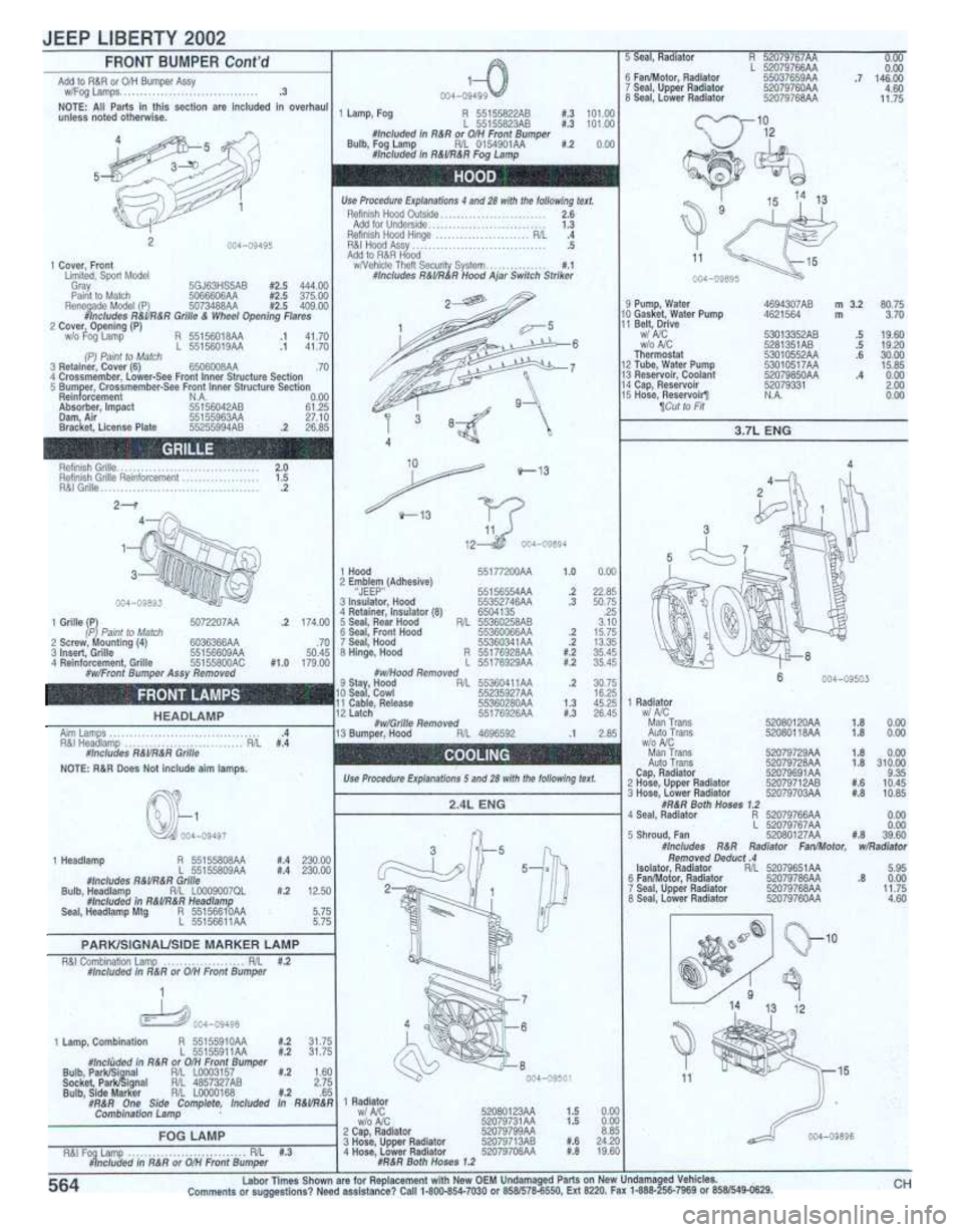 JEEP LIBERTY 2002 KJ / 1.G Workshop Manual 