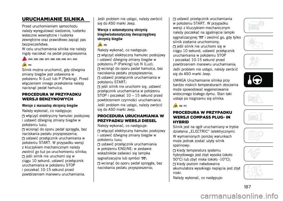 JEEP COMPASS 2023  Instrukcja obsługi (in Polish) ���

��
����
���
��� �������
����	� �������
��	���	�
 ���
������
����	� � ����	�������" ���	���	���	� �����	��
�
����	����	 ��	�
