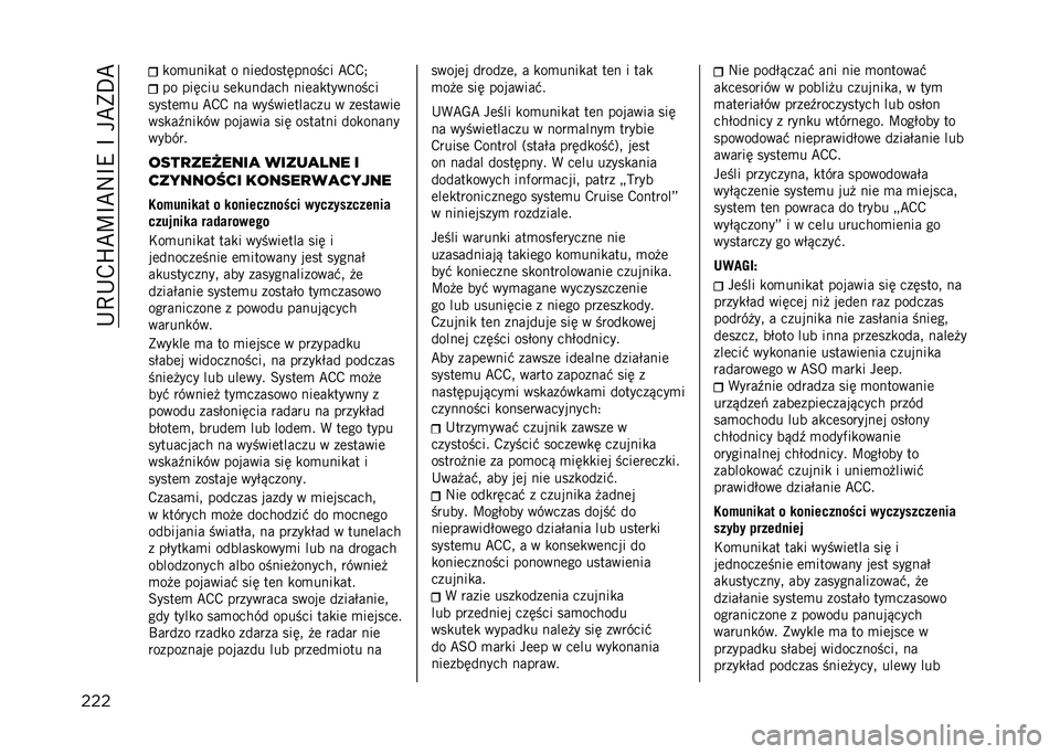 JEEP COMPASS 2023  Instrukcja obsługi (in Polish) ��+�D�+�,�L�C�K�B�C�:�B�9��B���C�)�E�C
��� �
��
����
�� � ���	����������� �C�,�,�
�� ������ ��	�
������ ���	��
��������
�����	�
� �C�,�, ��
