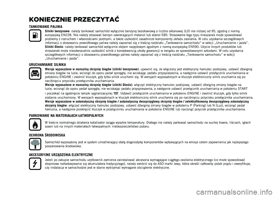 JEEP COMPASS 2023  Instrukcja obsługi (in Polish) ���������� �	�
�������
�
�7��8�9�6���8��1 �	��:������!���� ����������2 ����	� � ����
����" ���
����� ���$�&�����	 ��	�����& ��	��