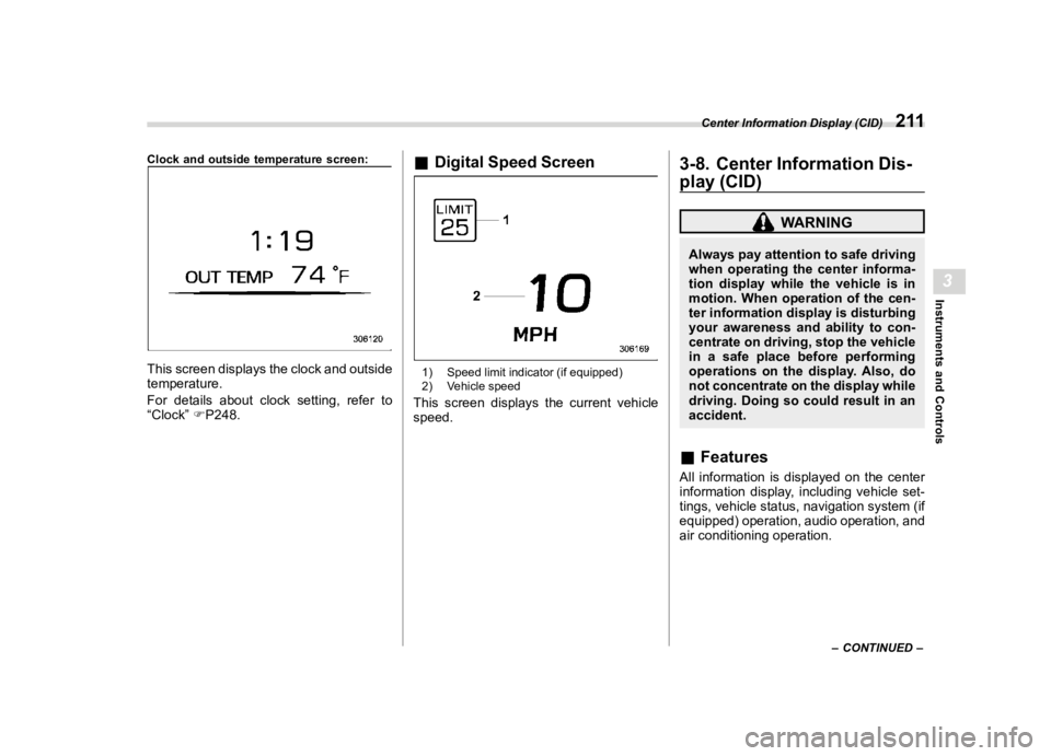 SUBARU OUTBACK 2022  Owners Manual �������
