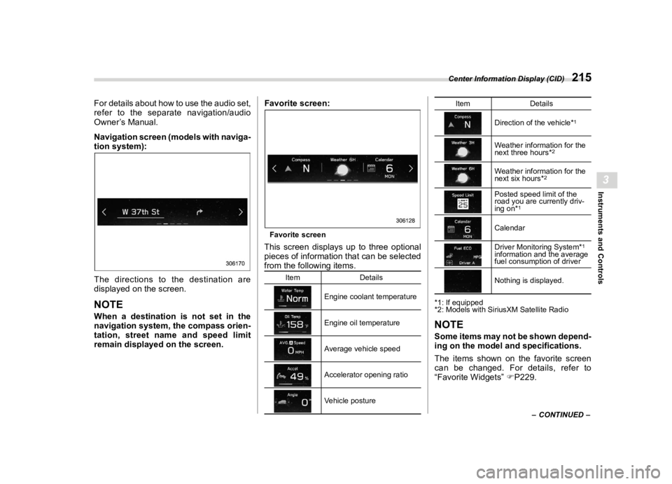 SUBARU OUTBACK 2022  Owners Manual �������
