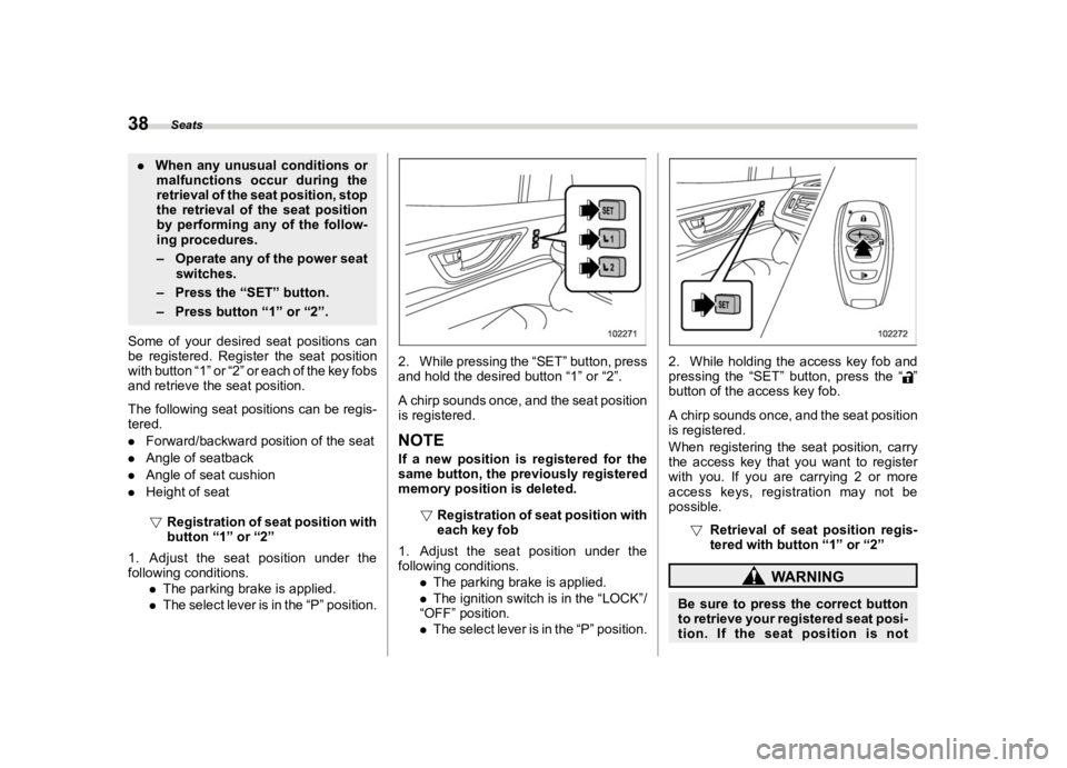 SUBARU ASCENT 2022  Owners Manual ������
