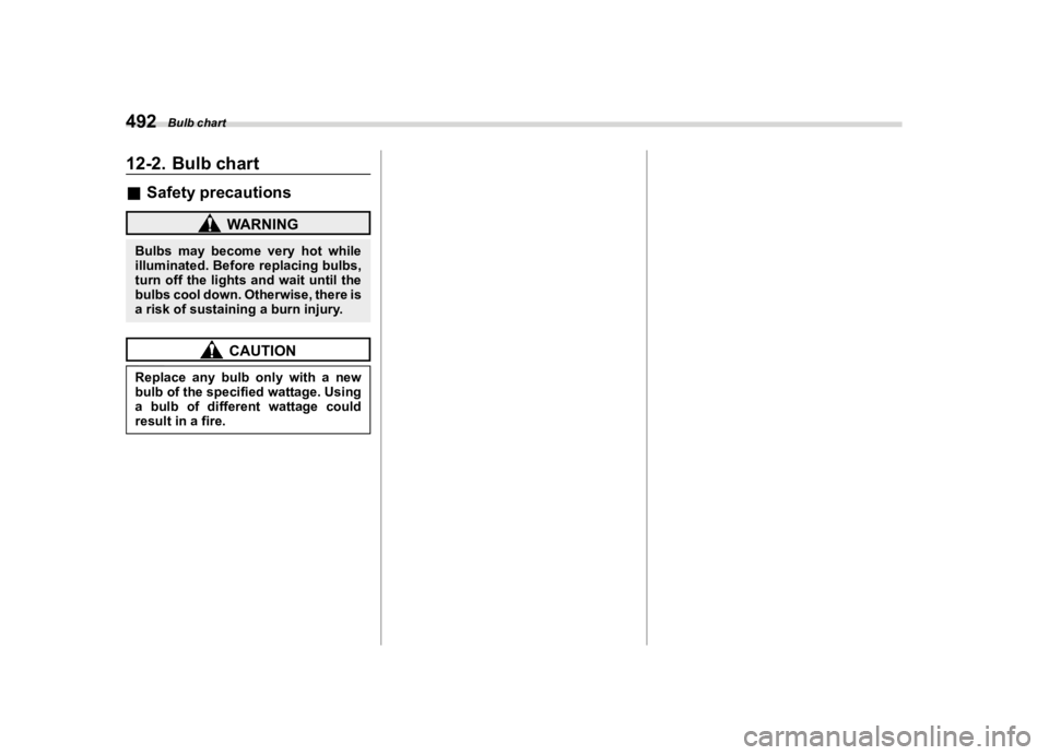 SUBARU ASCENT 2022  Owners Manual �������
