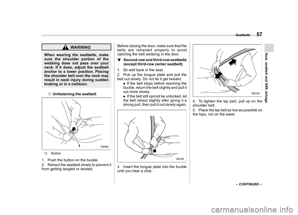 SUBARU ASCENT 2022  Owners Manual ������
