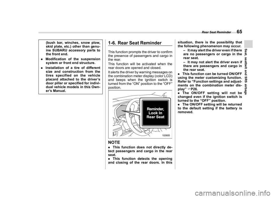 SUBARU ASCENT 2022  Owners Manual ������
