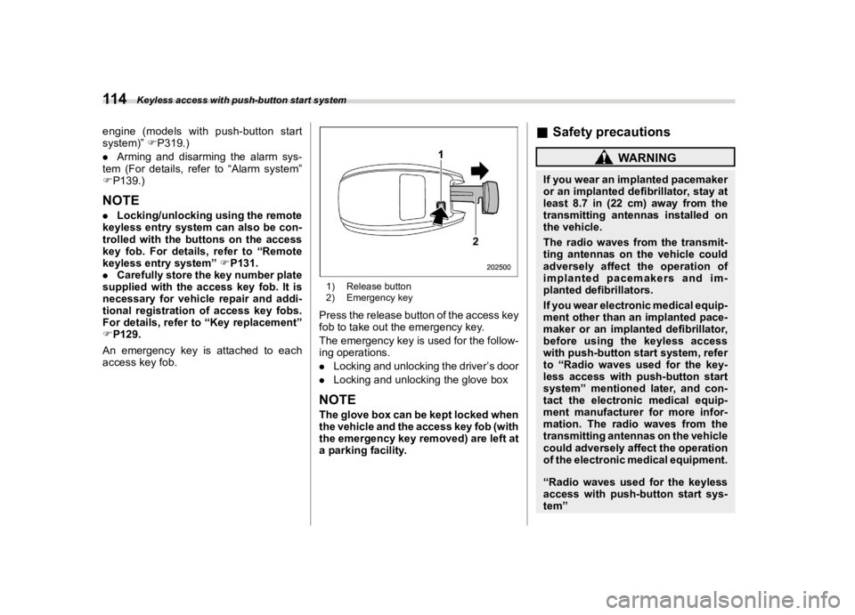 SUBARU FORESTER 2022  Owners Manual �������

