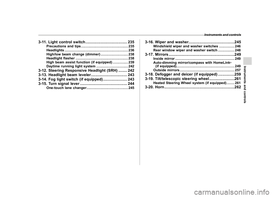 SUBARU FORESTER 2022  Owners Manual �������
