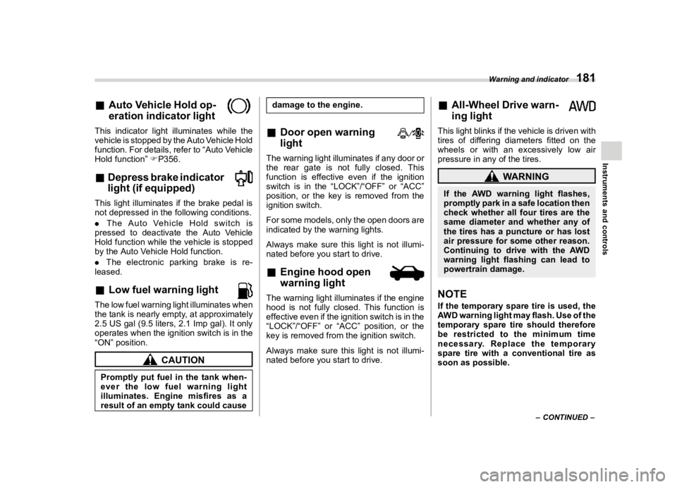 SUBARU FORESTER 2022  Owners Manual �������
